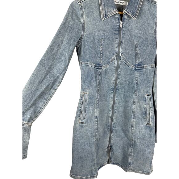 BLANKNYC Denim Mini Dress Smooth Talker Size XS - Picture 8 of 11